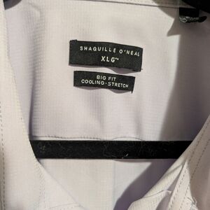 Men's White Shirt - Big Fit Cooling Stretch